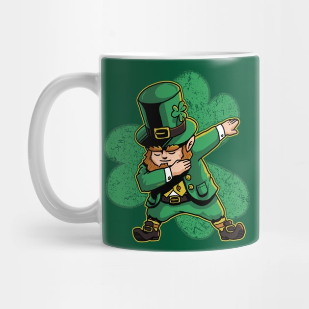 Dabechaun Leprechaun Dabbing St Patricks Day Green Shirt II by vo_maria